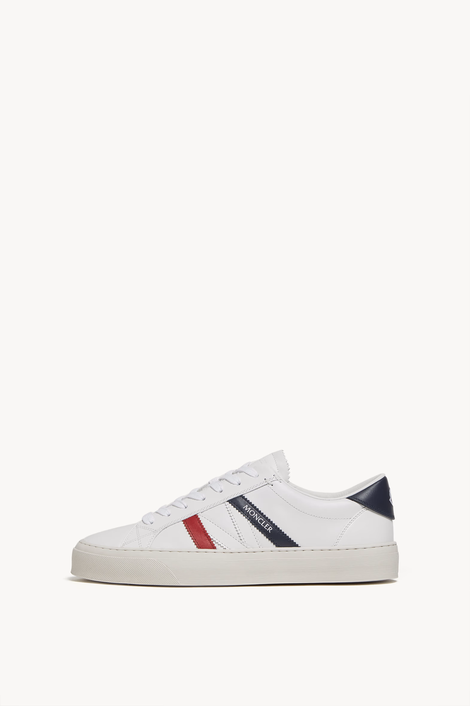Sneakers Monaco M en cuir Femmes Blanc Optique Moncler 0